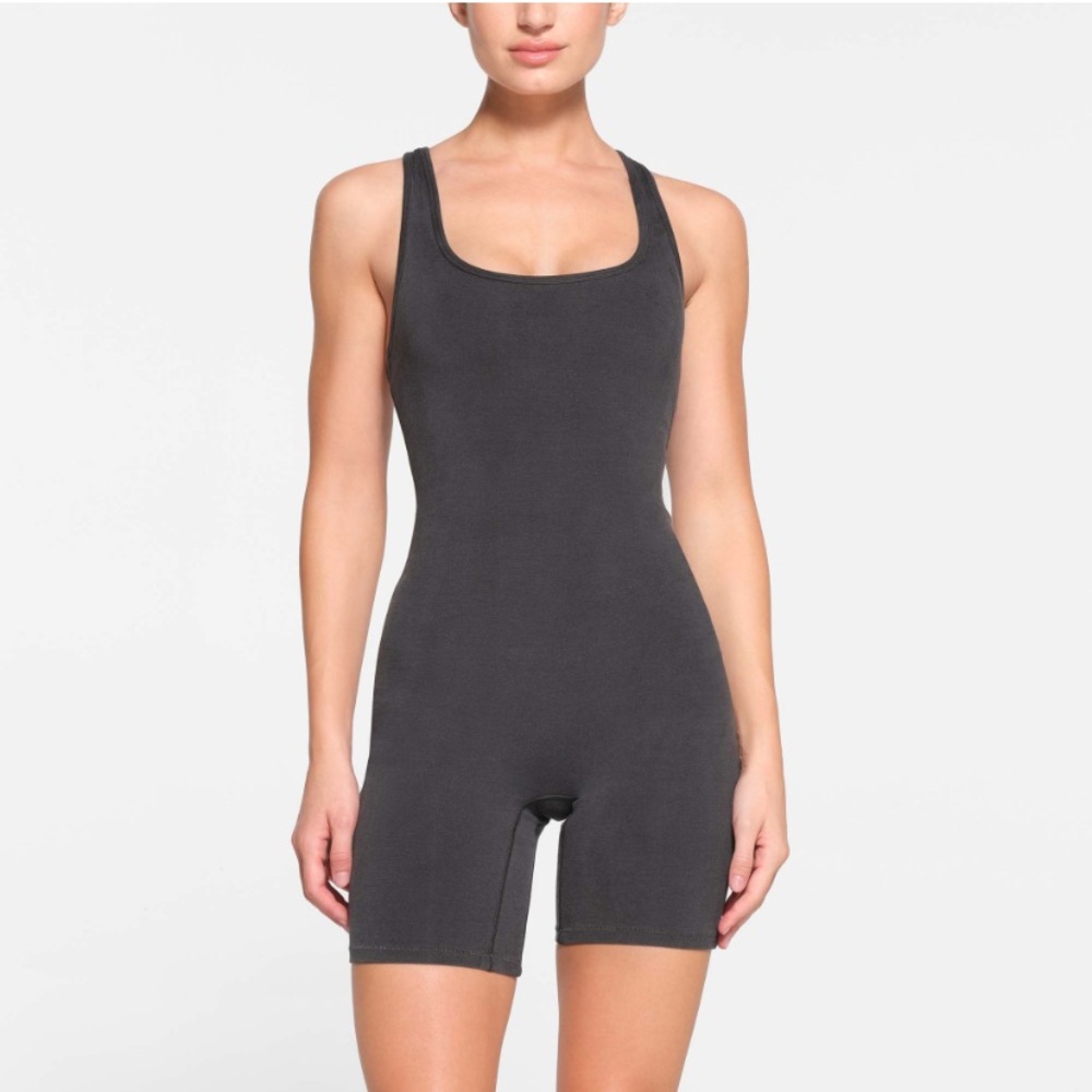 SKIMS Navy Blue Outdoor Mid Thigh Onesie